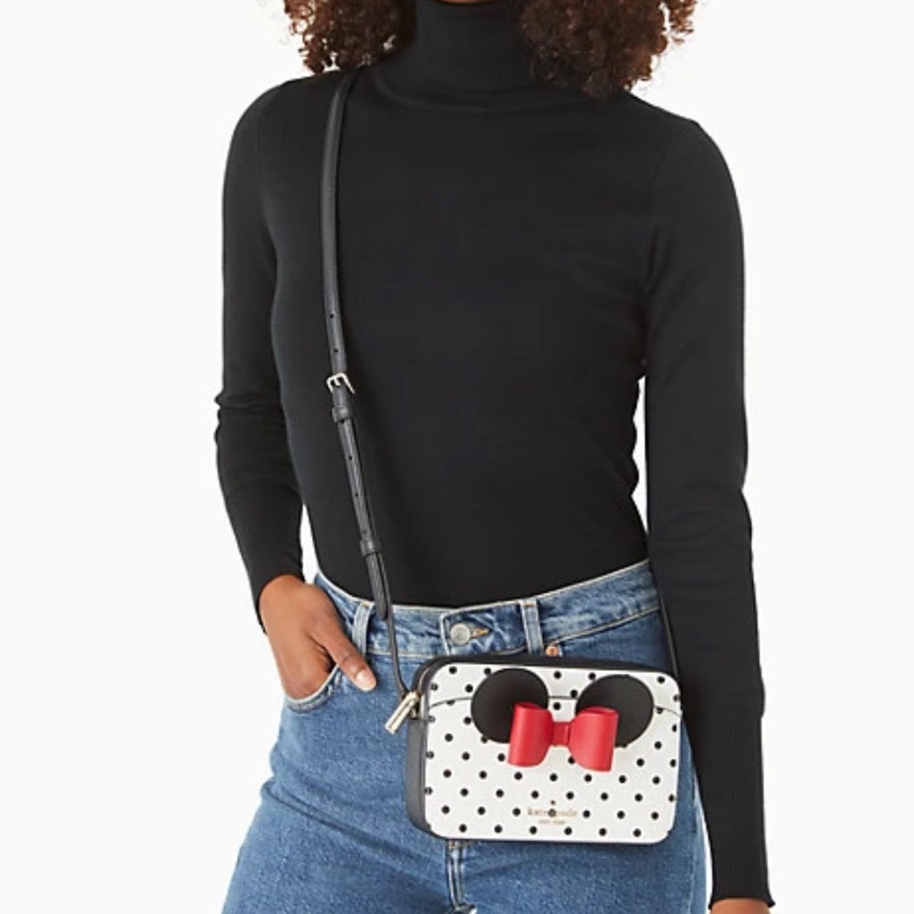 disney x kate spade new york other minnie mouse camera bag - Picture 5 of 16
